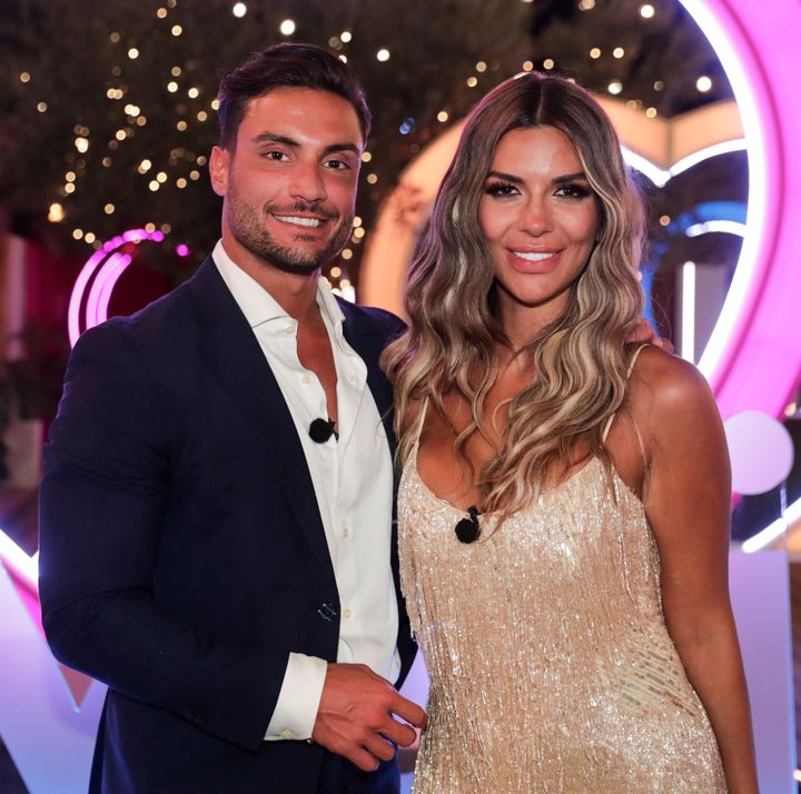 The couple were crowned the winners of this year's Love Island