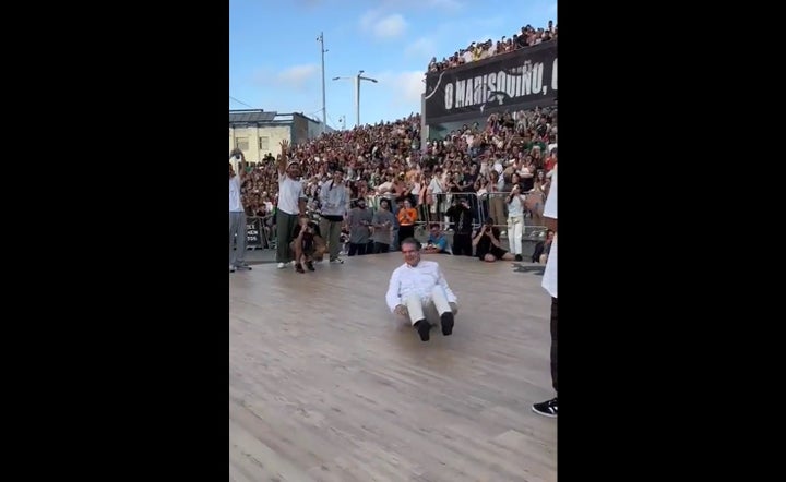 El baile viral de Abel Caballero.
