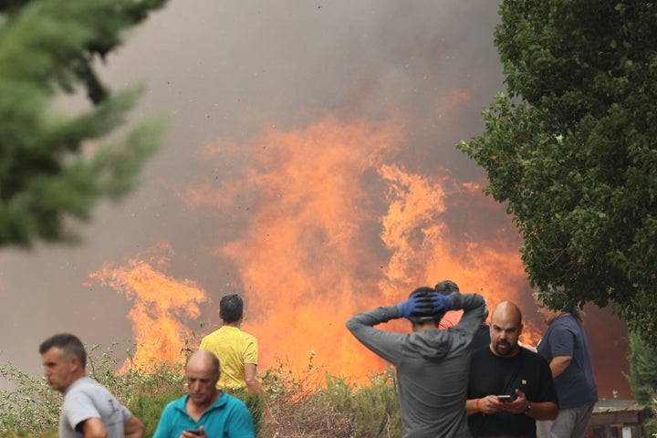 El incendio de Añón del Moncayo
