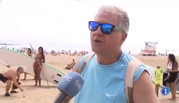 Entrevista en TVE.