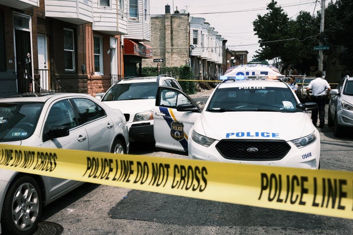 Foto de archivo de un coche de Policía en Pensilvania, Estados Unidos.