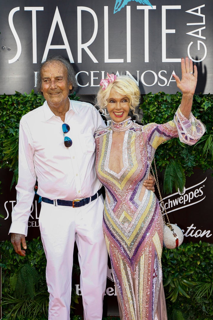 Luis Ortiz y Gunilla Von Bismarck, en el 'Starlite'.