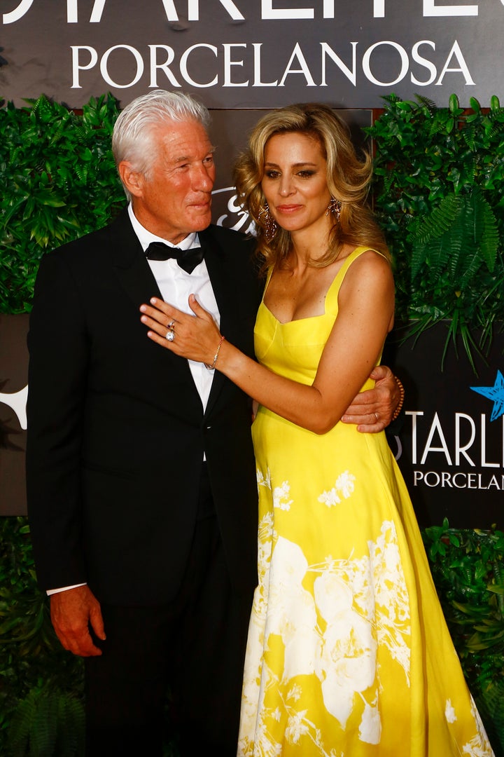 Richard Gere y Alejandra Silva.