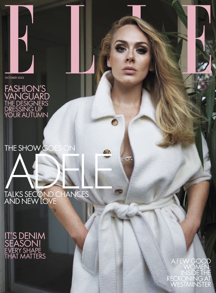 Adele on the cover of Elle