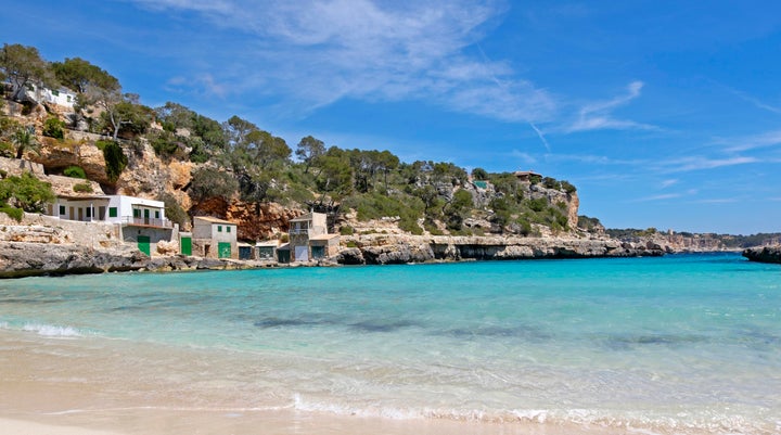Cala Llombards en Santanyí (Mallorca).