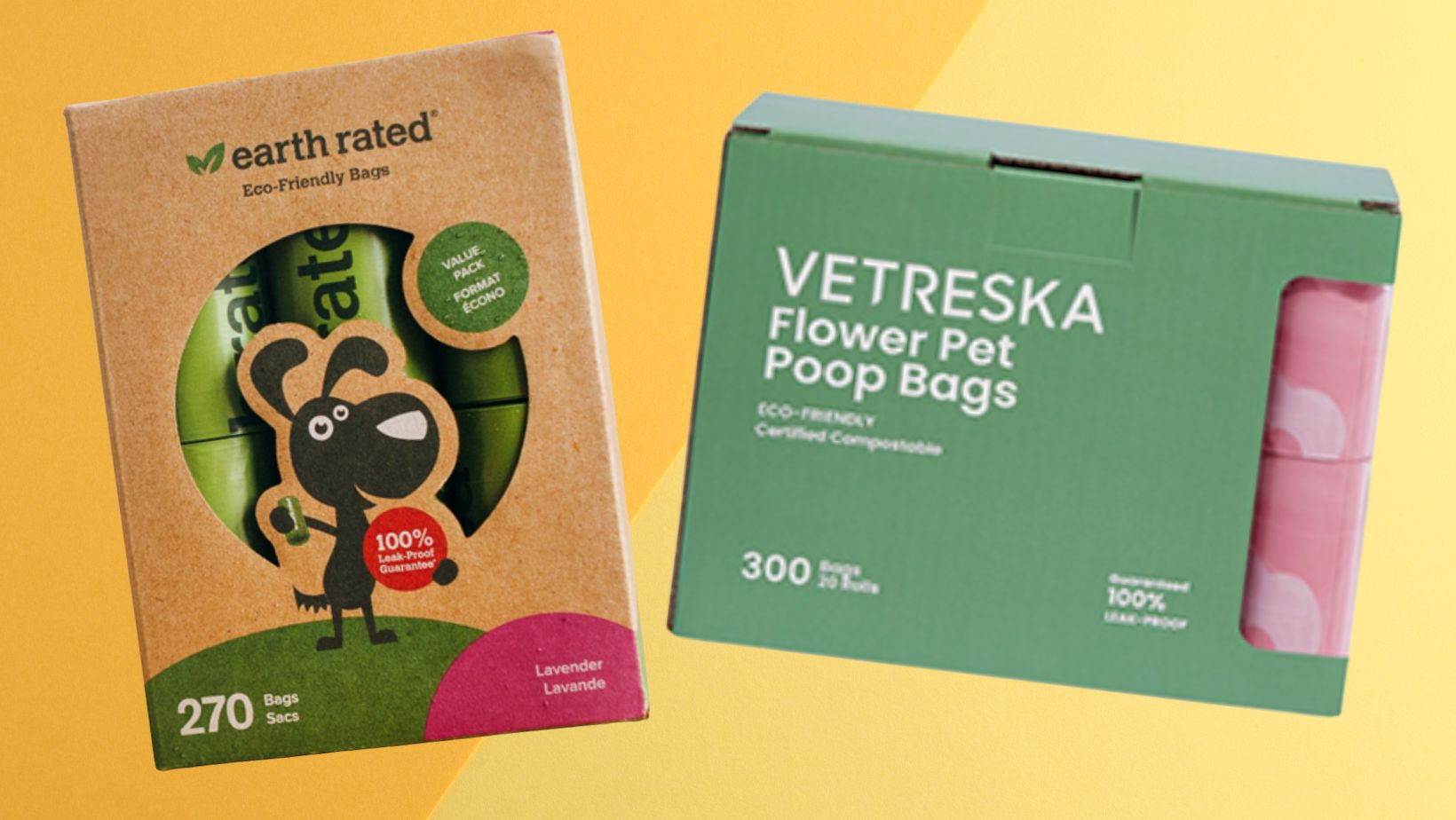 Earth Rated Compostable Dog Poop Bags Ultra Thick and Leak Proof Dog Waste  Bags Unscented 75 Count with Bag Holder  Amazonca Pet Supplies