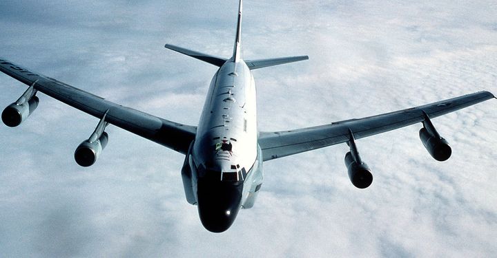 Un avión modelo RC-135, en una imagen de archivo.