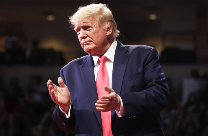 Donald Trump, el pasado 22 de julio, durante un acto de partido en Prescott Valley, Arizona.
