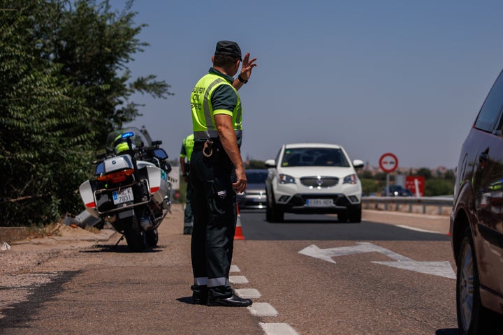 Un guardia civil de tráfico en una foto de archivo.