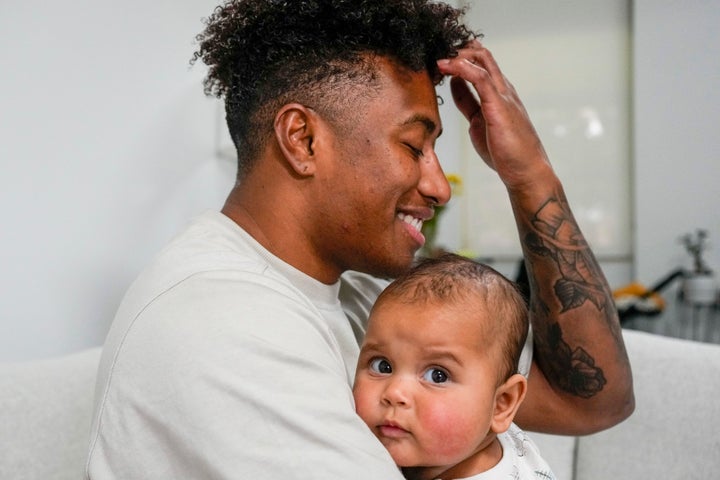 Ellia Green with his daughter Waitui in Australia.