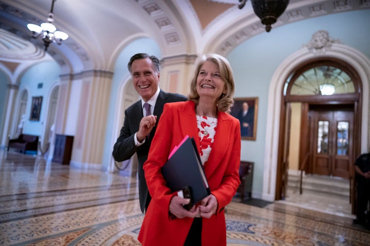 Sen. Lisa Murkowski (R-Alaska) comfortably advanced in her state's new all-party primary election.
