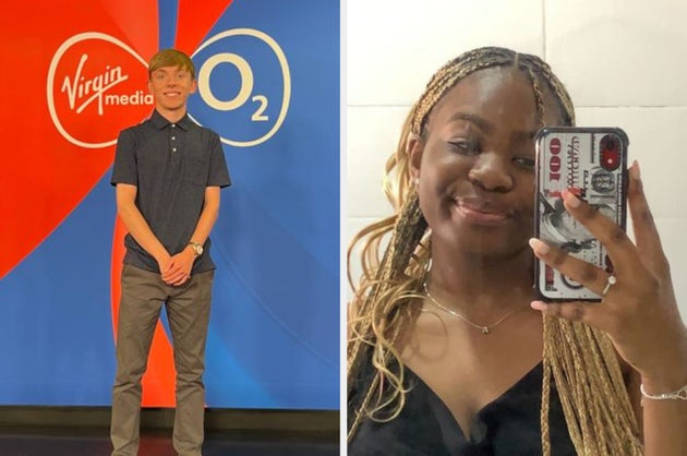 Ben Shoesmith (left) chose to start an apprenticeship to avoid uni debt. Atilola Oriowo (right) says the cost of living is impacting international students, too.