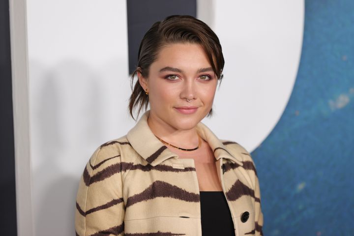 Florence Pugh attends the world premiere of Netflix's "Don't Look Up" in 2021.