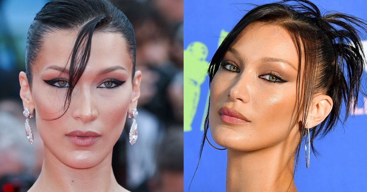 How to get Bella Hadid's fox eyes: A makeup artist on face tape, hair  styles and expert contouring