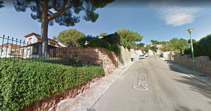 Calle Sant Carles, en Calvià.