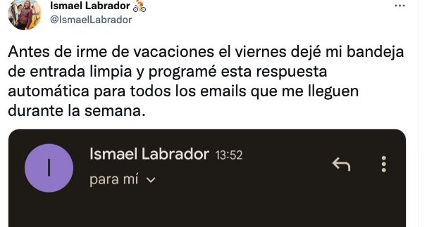 La publicación viral de Ismael Labrador.