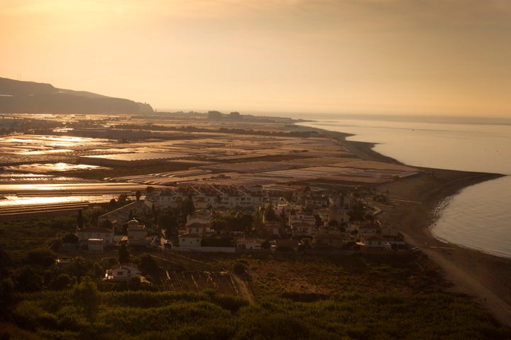 Vista aérea de Motril, Granada.