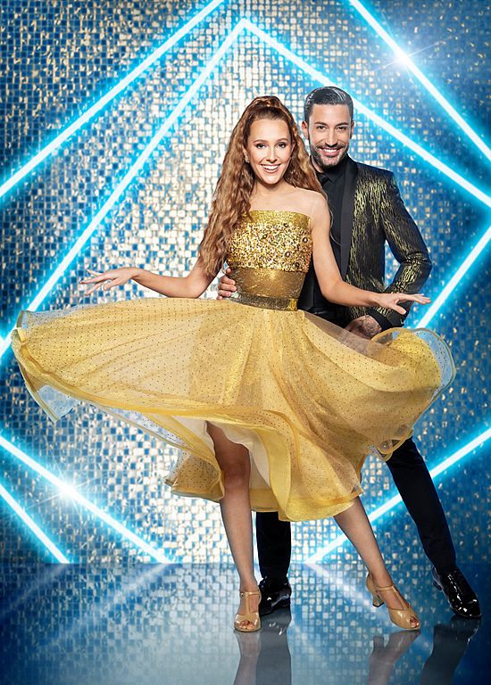 Rose with her Strictly professional partner Giovanni Pernice