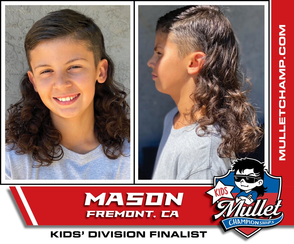 Kid's mullet competition in the US produces impressive haircut