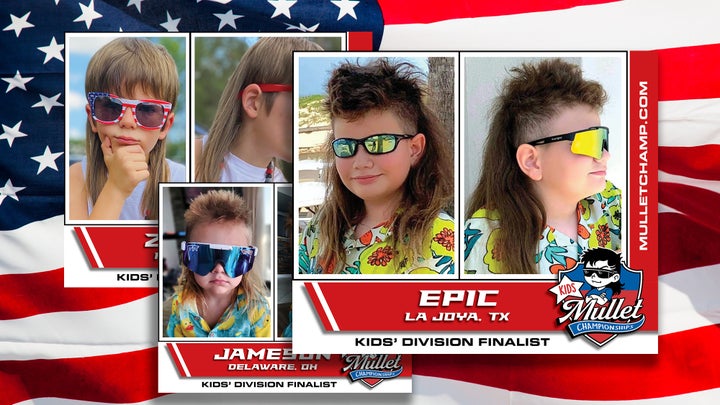 Kids Mullet Championship Finalists