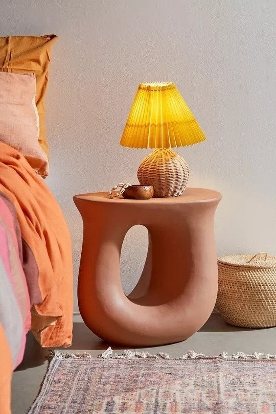 A ceramic side table from Urban Outfitters.