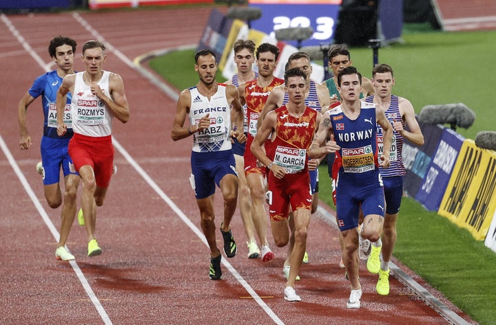 Final del 1.500 metros.