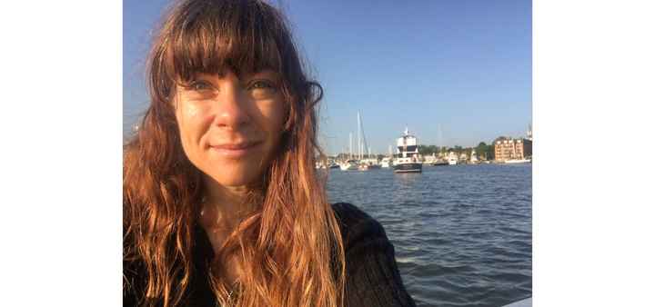 The author and her husband enjoy sailing in their free time.