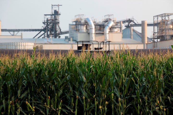 An ethanol refinery in Chancellor, South Dakota.