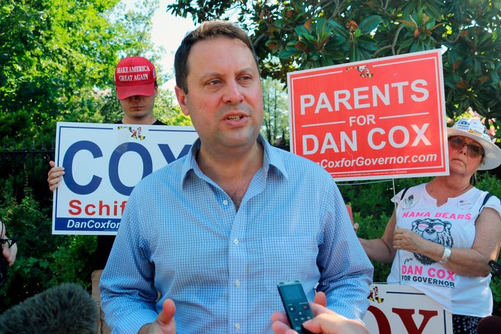 The campaign of Dan Cox, a far-right Maryland state legislator and GOP gubernatorial candidate, has been described as a "long shot" effort by The Washington Post.