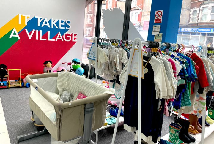 Inside the Little Village baby bank in Tooting, London