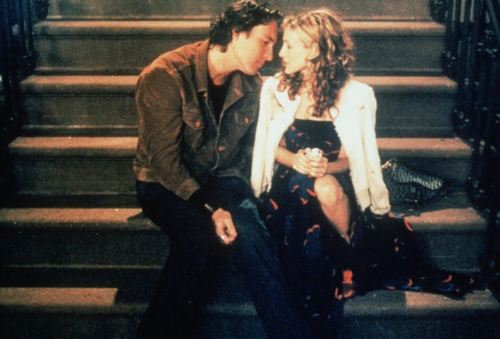 John Corbett and Sarah Jessica Parker in a Season 3 episode of "Sex and the City."