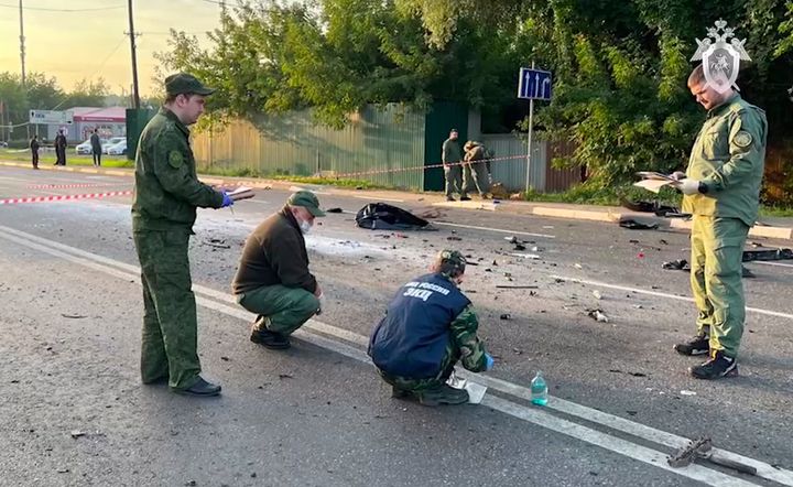 Russian investigators carry out grim probe in aftermath of car explosion in Moscow that killed Daria Dugina. She was the daughter of Alexander Dugin, the Russian nationalist ideologist often called "Putin's brain." 