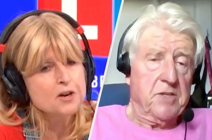 The prime minister's sister interviewing the prime minister's father on LBC Radio