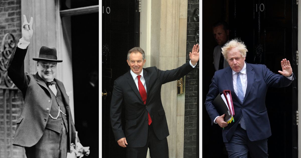Churchill, Blair and Johnson