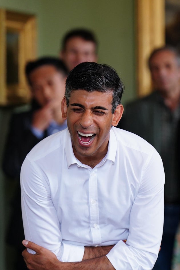 Rishi Sunak Laughs Off Idea Of Him Becoming Liz Truss's Health Secretary