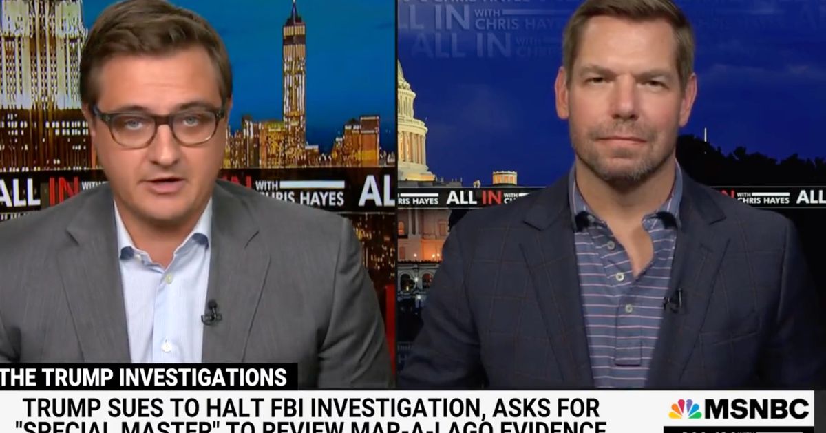 'Jesus': Rep. Eric Swalwell Learns On Air Just How Many Classified Docs Trump Took