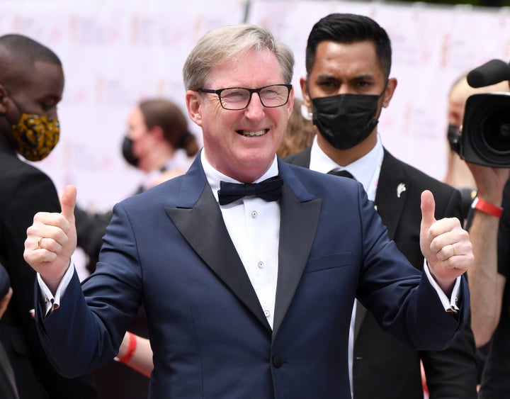 Adrian Dunbar at last year's TV Baftas