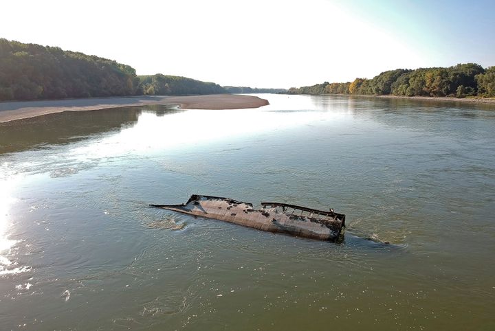 Environmentalists in Hungary, where ships have also resurfaced, fear the plummeting water levels of the Danube River could jeopardize regional drinking water supply.