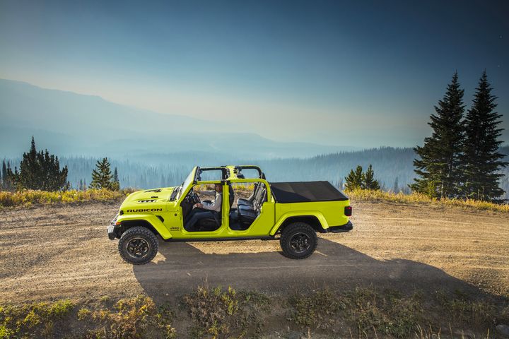 2023 Jeep Gladiator Rubicon in new High Velocity exterior paint color