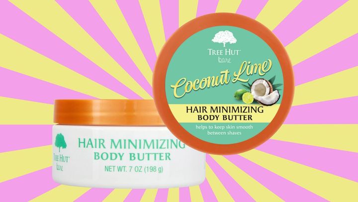 This coconut-lime-scented lotion is available at both <a href="https://ulta.ztk5.net/c/2706071/164999/3037?subId1=hairminimizinglotion-TessaFlores-082322-6303dea3e4b035629bfd4db4&u=https%3A%2F%2Fwww.ulta.com%2Fp%2Fbare-hair-minimizing-butter-xlsImpprod14221001%3Fsku%3D2302607%26cmpid%3DPS_Non%21google%21Product_Listing_Ads%26cagpspn%3Dpla%26CATCI%3Dpla-1721778282384%26CAAGID%3D122094612927%26CAWELAID%3D330000200000567770%26CATARGETID%3D330000200002736670%26CADevice%3Dc%26gclid%3DCj0KCQjw0oyYBhDGARIsAMZEuMu7l0ob3Fb7pf54MzKZR361WxBtAoUrbdaW51_vykbuF9mH1NfU4m0aAmzaEALw_wcB" target="_blank" role="link" rel="sponsored" class=" js-entry-link cet-external-link" data-vars-item-name="Ulta " data-vars-item-type="text" data-vars-unit-name="6303dea3e4b035629bfd4db4" data-vars-unit-type="buzz_body" data-vars-target-content-id="https://ulta.ztk5.net/c/2706071/164999/3037?subId1=hairminimizinglotion-TessaFlores-082322-6303dea3e4b035629bfd4db4&u=https%3A%2F%2Fwww.ulta.com%2Fp%2Fbare-hair-minimizing-butter-xlsImpprod14221001%3Fsku%3D2302607%26cmpid%3DPS_Non%21google%21Product_Listing_Ads%26cagpspn%3Dpla%26CATCI%3Dpla-1721778282384%26CAAGID%3D122094612927%26CAWELAID%3D330000200000567770%26CATARGETID%3D330000200002736670%26CADevice%3Dc%26gclid%3DCj0KCQjw0oyYBhDGARIsAMZEuMu7l0ob3Fb7pf54MzKZR361WxBtAoUrbdaW51_vykbuF9mH1NfU4m0aAmzaEALw_wcB" data-vars-target-content-type="url" data-vars-type="web_external_link" data-vars-subunit-name="article_body" data-vars-subunit-type="component" data-vars-position-in-subunit="0">Ulta </a>and <a href="https://www.amazon.com/Tree-Hut-Minimizing-Butter-Essentials/dp/B01MU1C3A9?tag=tessaflores-20&ascsubtag=6303dea3e4b035629bfd4db4%2C-1%2C-1%2Cd%2C0%2C0%2Chp-fil-am%3D0%2C0%3A0%2C0%2C0%2C0" target="_blank" role="link" data-amazon-link="true" rel="sponsored" class=" js-entry-link cet-external-link" data-vars-item-name="Amazon." data-vars-item-type="text" data-vars-unit-name="6303dea3e4b035629bfd4db4" data-vars-unit-type="buzz_body" data-vars-target-content-id="https://www.amazon.com/Tree-Hut-Minimizing-Butter-Essentials/dp/B01MU1C3A9?tag=tessaflores-20&ascsubtag=6303dea3e4b035629bfd4db4%2C-1%2C-1%2Cd%2C0%2C0%2Chp-fil-am%3D0%2C0%3A0%2C0%2C0%2C0" data-vars-target-content-type="url" data-vars-type="web_external_link" data-vars-subunit-name="article_body" data-vars-subunit-type="component" data-vars-position-in-subunit="1">Amazon.</a>