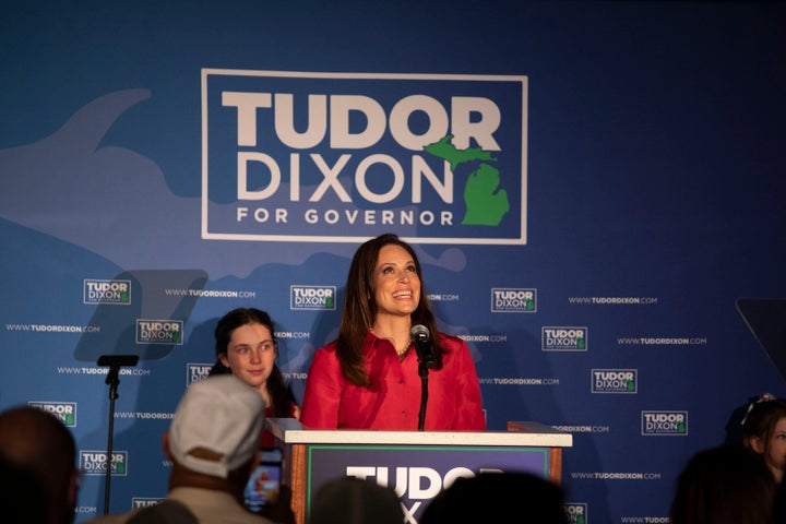 Michigan Republican gubernatorial candidate Tudor Dixon supports a total abortion ban that only allows exceptions to protect the life of the mother.