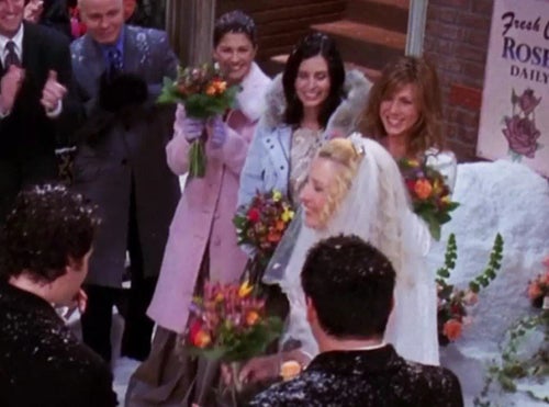 Has This Friends Fan Solved The Mystery Of Phoebe's Secret Third Bridesmaid? | HuffPost UK Entertainment Has This Friends Fan Solved The Mystery Of Phoebe's Secret Third Bridesmaid? | HuffPost UK Entertainment