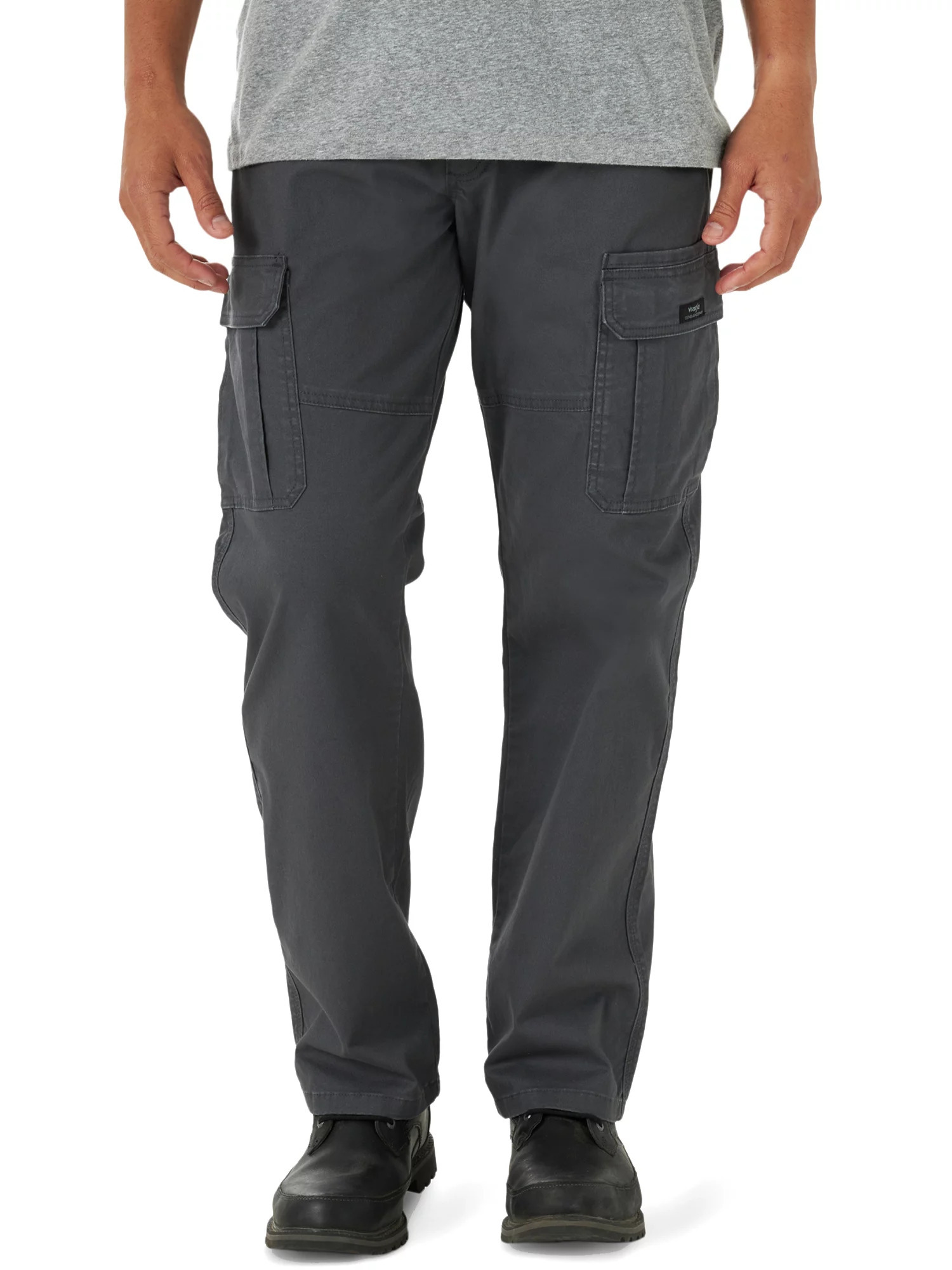 fartey Cargo Pants for Men Multiple Pockets Zipper Button Pant Slim Fit  Elastic Waist Straight Leg Sports Outdoors Trousers - Walmart.com