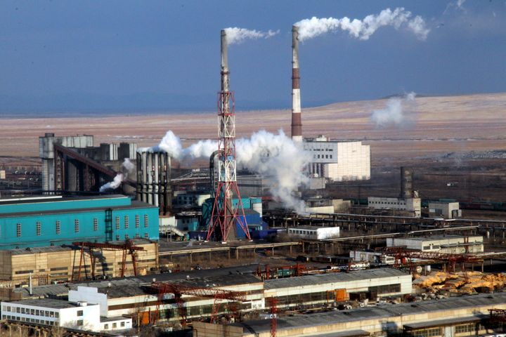 A view of Rusal's Sayan Aluminum Plant on March 11, 2011 in Sayanogorsk in Eastern Siberia, Russia.