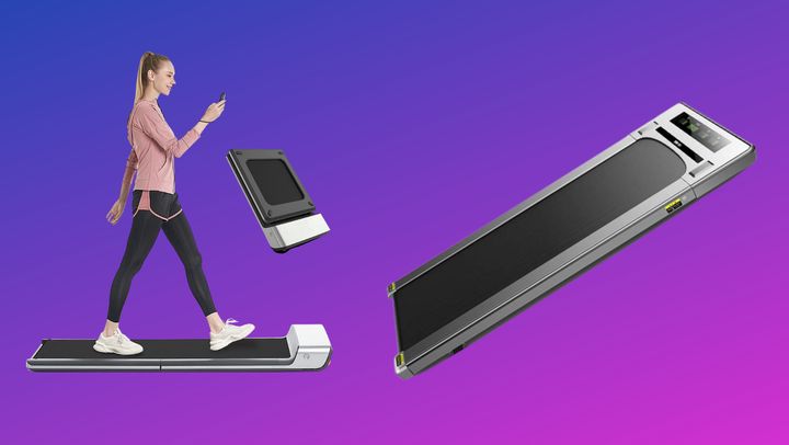 The WalkingPad folding treadmill and Rhythm Fun under-desk treadmill.