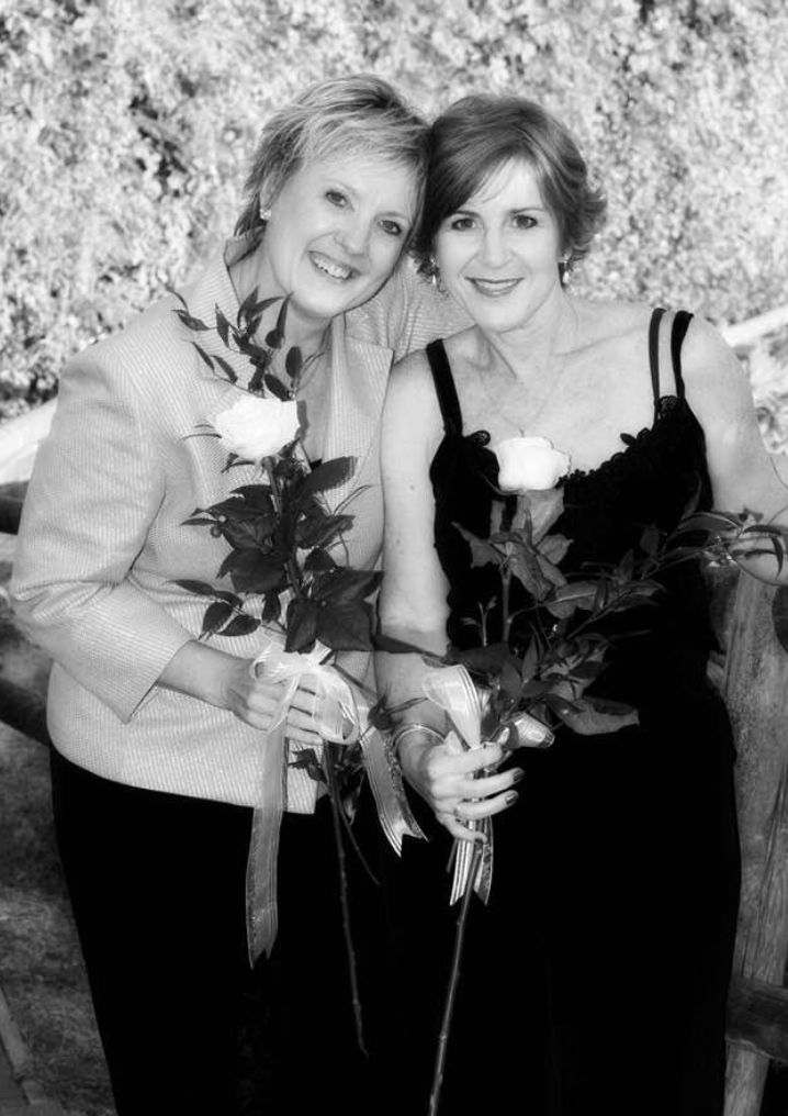 The author and her wife, Cindy Betz, on their wedding day in Vancouver in 2006, nine years before same-sex marriage was legal in the United States.