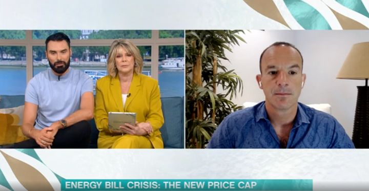 The pair spoke with Martin Lewis about the energy price cap rise