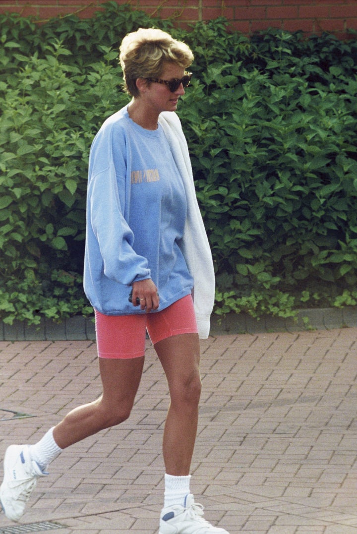 Diana, en 1994, en su faceta más deportiva.