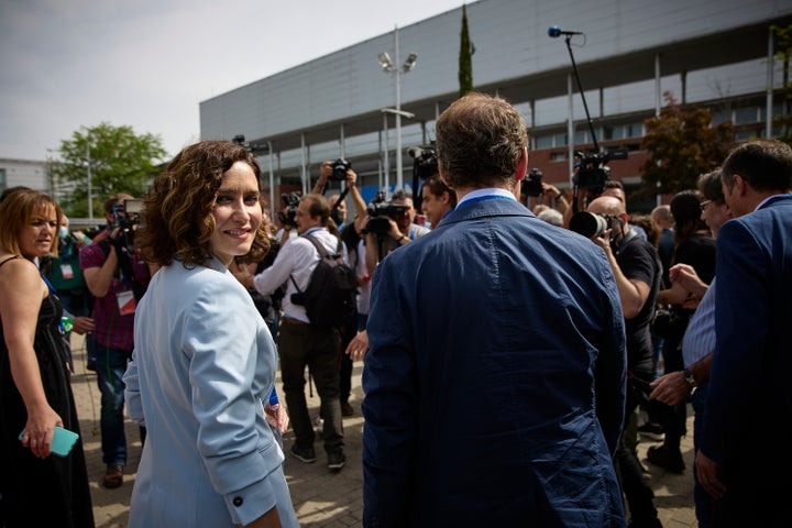 Ayuso y Feijóo, en un acto del PP.