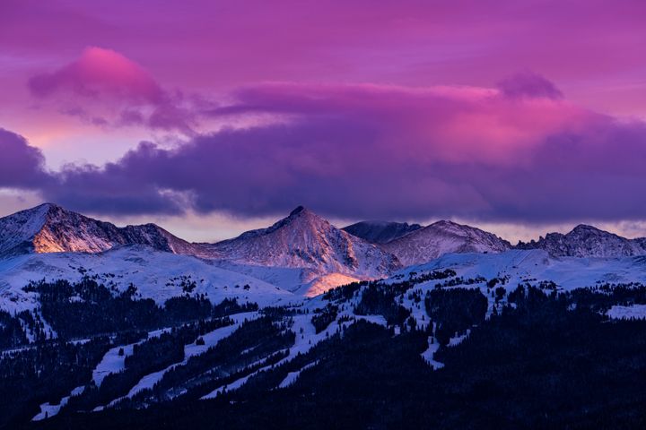 Tenmile Range is pictured in central Colorado.